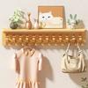 Modular wall Coat racks wooden multifunctional space saving Shelf Storage clothes hangers entrance hall Hanger Living room