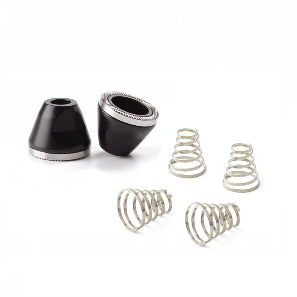 

Easy Installation Bike Quick Release Nut Kit Bike Skewer Spring Replacement 2 Nuts + 4 Springs