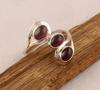 Red Garnet Gemstone Ring, Solid 925 Silver Ring, Statement Ring, Birthstone Ring, Wedding Ring, Silver Jewelry