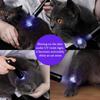 1PC Cat Ringworm Detection Lamp Black Mirror Ultraviolet Fluorescent Agent Purple Light Fungus Detection Flashlight