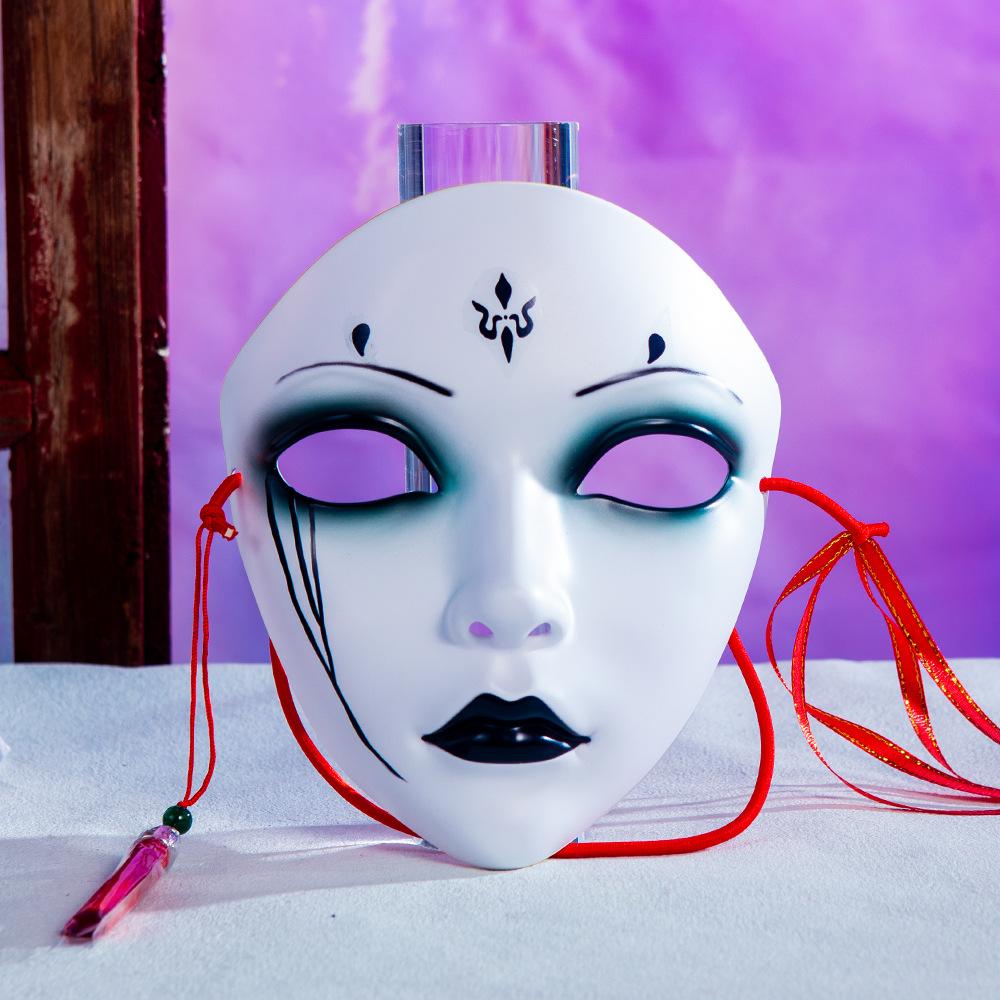 

Women Men Masks Cosplay Chinese Style Hand-Painted Decorative Dress Up Carnival Party Costume Mask Props Props High Quality