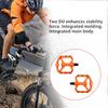 Light Weight Bicycles Platform Pedals Sealed Bearing Nonslip Bicycles Pedals for Mountain Cycling Road Bicycles