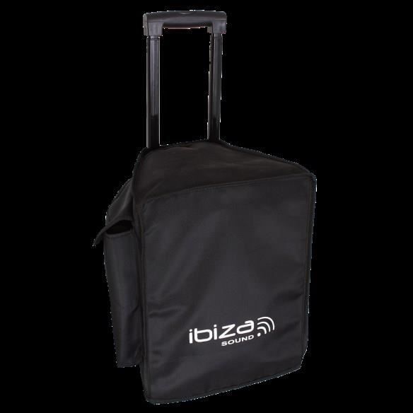 IBIZA PORT8 UHF-BT - Enceinte Portable Autonome 8''/20cm Avec USB-MP3, Bluetooth, 1 Micro UHF & 1 Micro Filaire