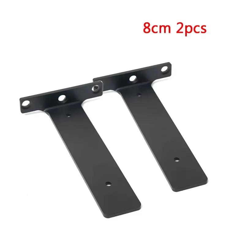 

2PCS Invisible Triangular Bracket On The Wall Storage Support Bracket Wall Hanging Right Angle Fixed Partition Bracket Iron 2PCS