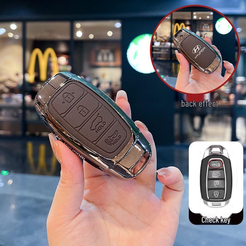 Kompatible Schlüsselhülle für Hyundai Modelle: Elantra, ix35, Coupe, Tucson, Mingtu, ix25 und Kona
