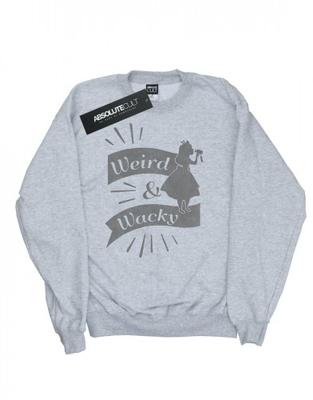 Womens/Ladies Alice In Wonderland Weird And Wacky Sweatshirt