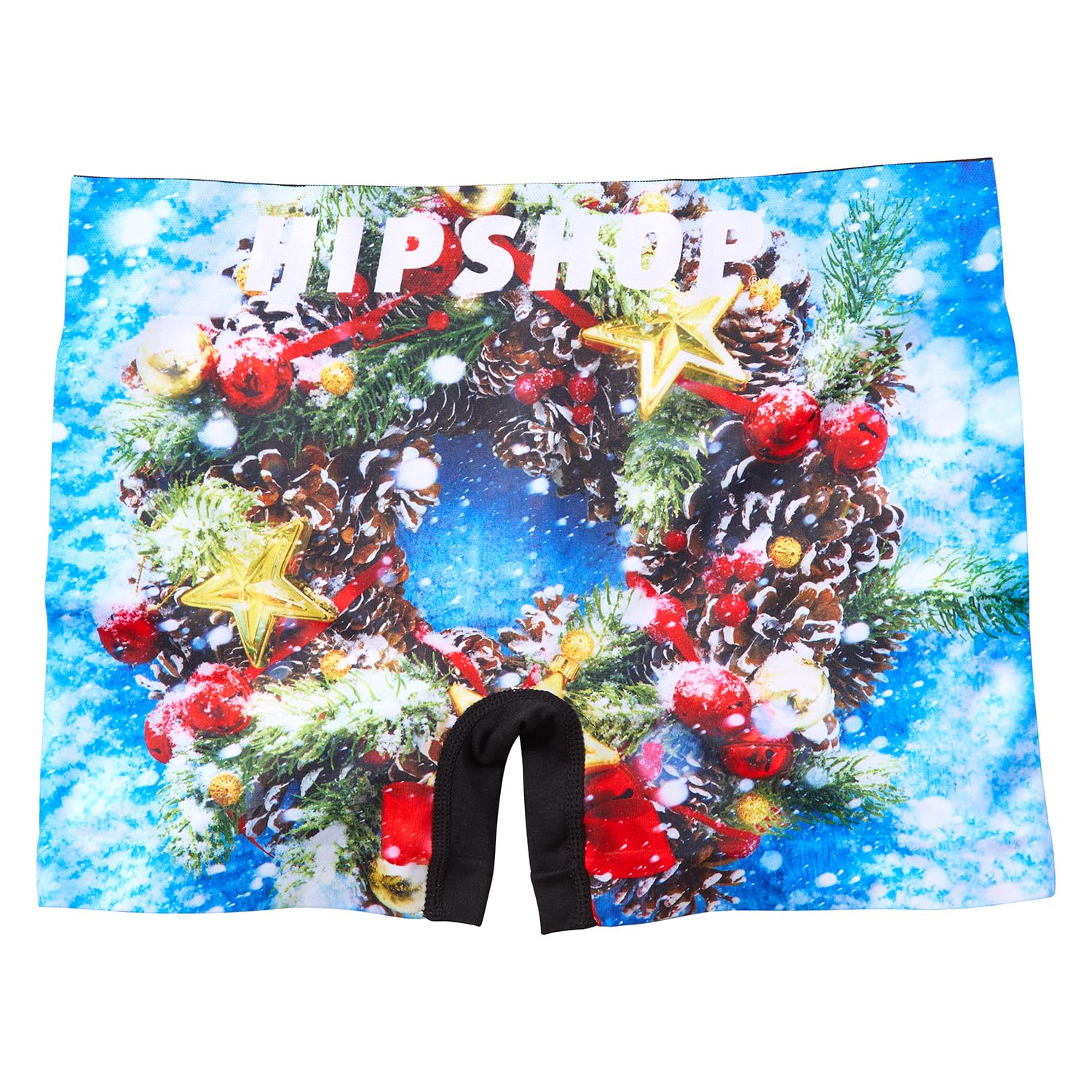 

Хип-шоп Мужское рождественское нижнее белье-украшение, Полиэстеровые боксеры, HE8241A136