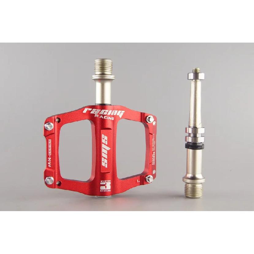 New Ultralight CNC Aluminum Alloy Mountain Bike Platform MTB 3 Bearings Non-slip Road Bicycle Pedal Cycling Parts 276g