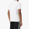 Burberry Men Logo Embroidered Short Sleeve Polo Shirt White Men's 80259731