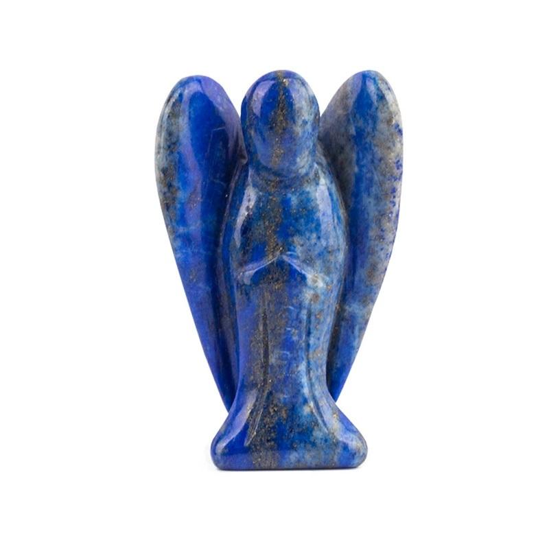 1.5inch Pocket Stone Healing Craft Angel Gemstone Hand Made Crystal Angels Carving Pendant