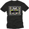 Men's Cool Test Screen Graphic Black T-Shirt Geek Culture