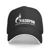 Casual GAZPROM Hats Hip Hop Hat Cotton Baseball Cap Custom Adjustable Trucker Hat for Unisex WoUnisex