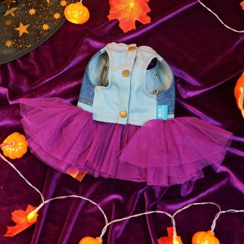 Pumpkin Dog Lace Skirt Soft Small Dog Outfits Pet Supplies Funny Pet Apparel  Pet Show