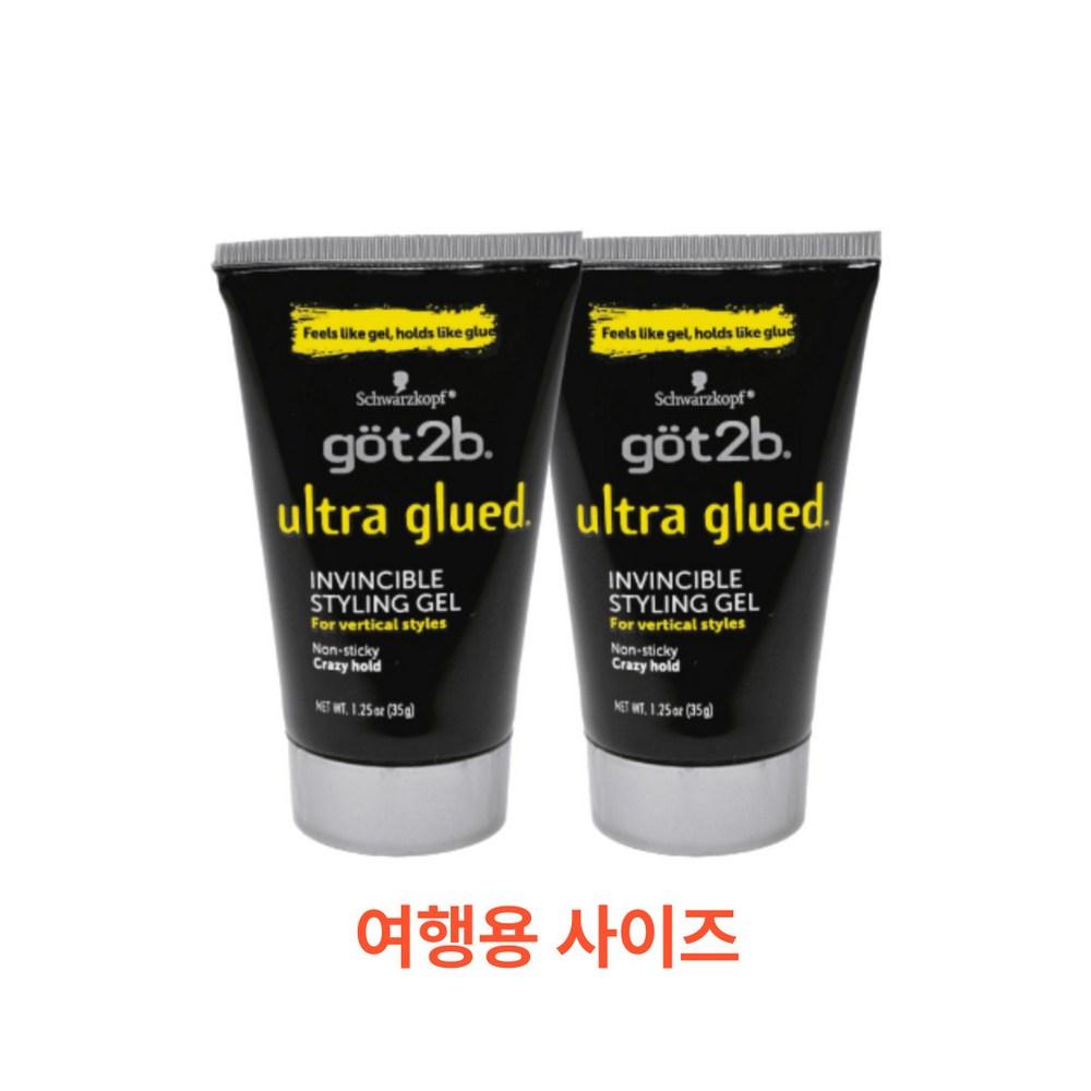Got to Be Ultra Glued Invincible Styling Hair Gel Mini 35g 2 pcs