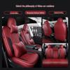 Universal Leather Seat Cushion for Tesla Model Y - All-Season, 5-Seater Fit