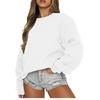 Women's Casual Fashion Round Neck Long Sleeve Sweatshirt