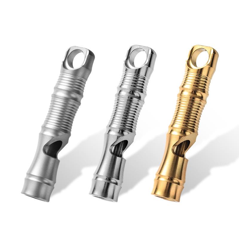 Lightweight Titanium EDC Outdoor Survival Whistle