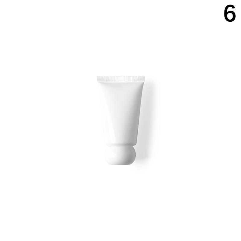Białe 30G Kosmetyczne Miękkie Tubki Balsam Krem do Rąk Szampon Pojemnik na Płyn Tubka Pusta Butelka Przenośna Podróżna Butelka na Szampon