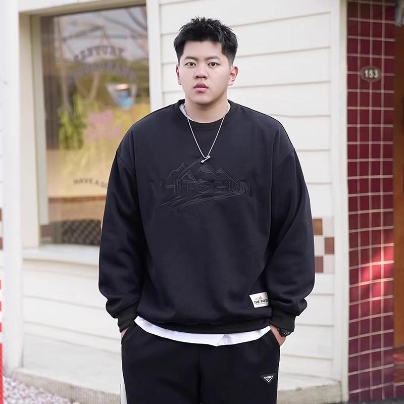 

Мягкая высококачественная ткань с принтом из стали, устойчивая к сминанию, мужская уличная спортивная повседневная дышащая свободная модная трендовая удобная кофта с длинным рукавом 8XL