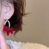 Fashion Jewelry New Year Horse Earrings Chinese Style Red Pony Earrings  Year of Horse Gift