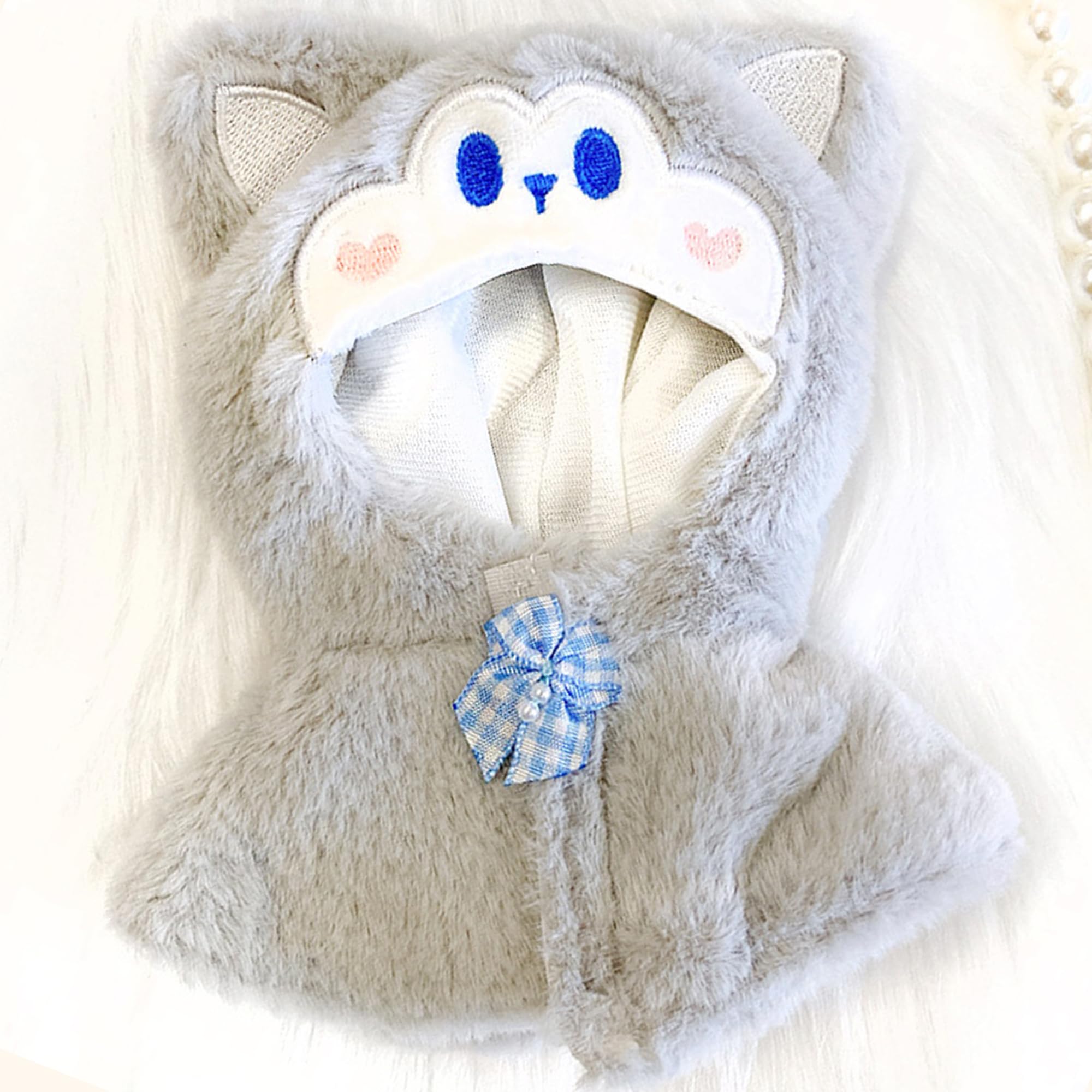 

Плюшевое пончо для 10-сантиметровых плюшевых игрушек, Серое, g.trigger, Ошикацу, Отаку-активности, Кигуруми, [Б/У]