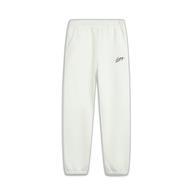 Li-Ning Women s Letter Embroidered Cuffed Sweatpants AKLV836