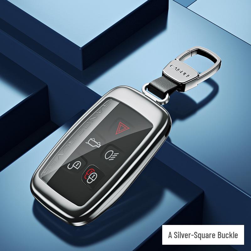 Metal Key Case for Land Rover & Jaguar: Fits Range Rover, Discovery Sport, and XJ Models