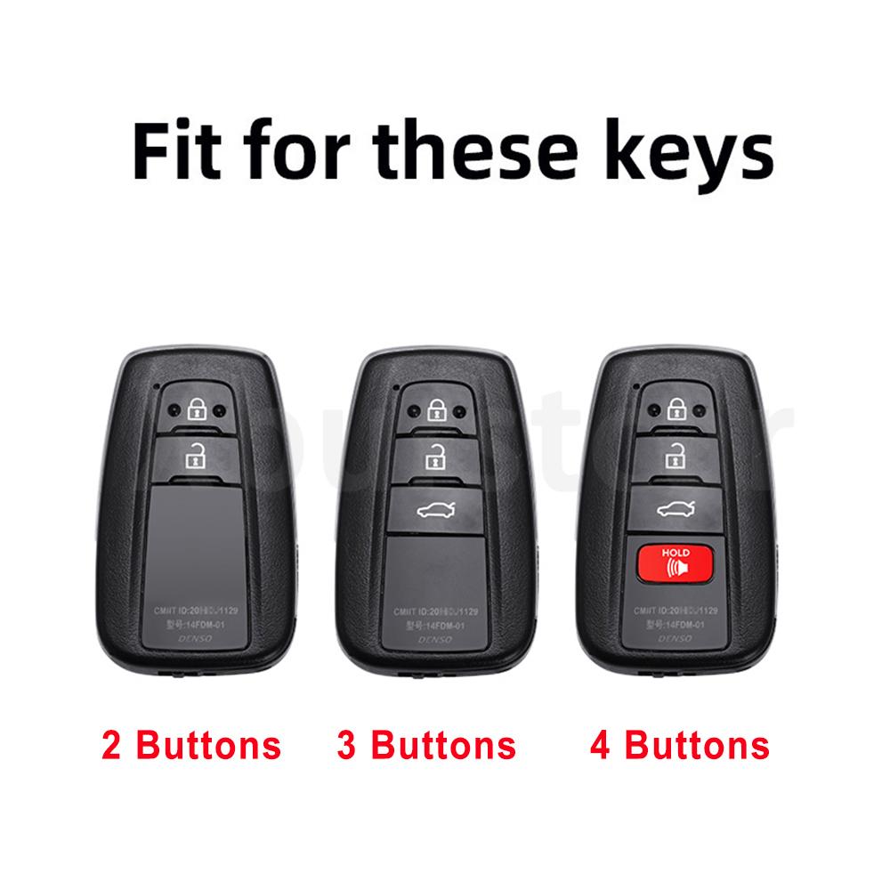 Soft TPU Key Case Keyless Protection Cover  For Toyota Corolla 4Runner Highlander RAV4 Camry Prius Auto Shell Fob Holder Bag