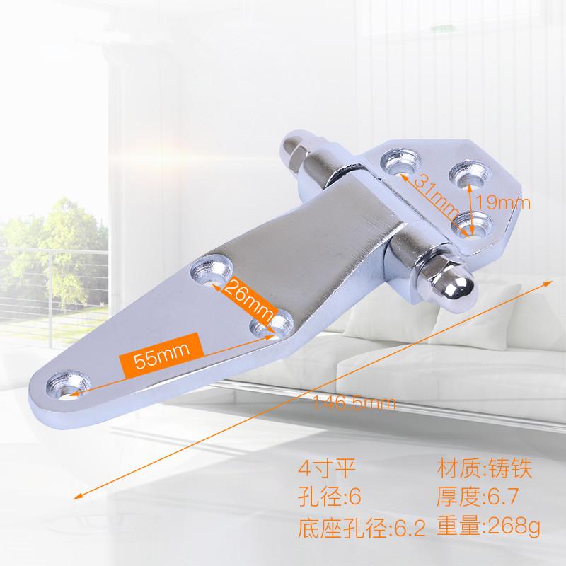 Adjustable Cold Storage 90 Degree Door Hinges Cooler Freezer Oven Doors Hinge Cabinet High Foot Hinge Industrial Hardware
