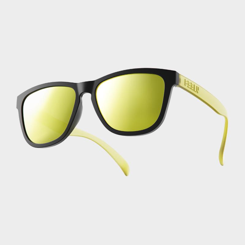 Pilli Neon Sports Sunglasses L Size (Black Yellow)