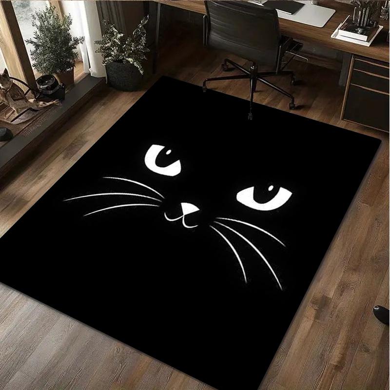 Katze Tier Teppich Haus Teppich Büro Dekorativer Teppich Für Wohnzimmer Schlafzimmer Fußmatte Boden Teppich Computer Stuhl Bereichsteppich
