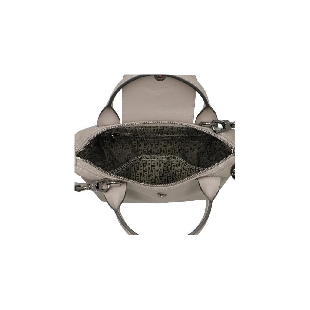 LONGCHAMP Le Pliage Xtra Cow Leather Shoulder Bag, Crossbody Bag, Handbag Mini Women's Streptopelia Gray 1500987P55