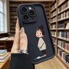 Chibi Girl Messy Bun Soft TPU Shockproof Case For Xiaomi Redmi Note 15 14 13 12 11 Pro Anti-Fall Protective Back Cover