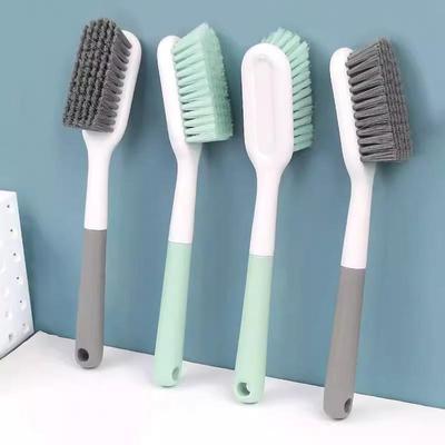 Durable Long-Handled Hard Bristle Shoe Brush for Laundry, Extended Length, Non-Shedding