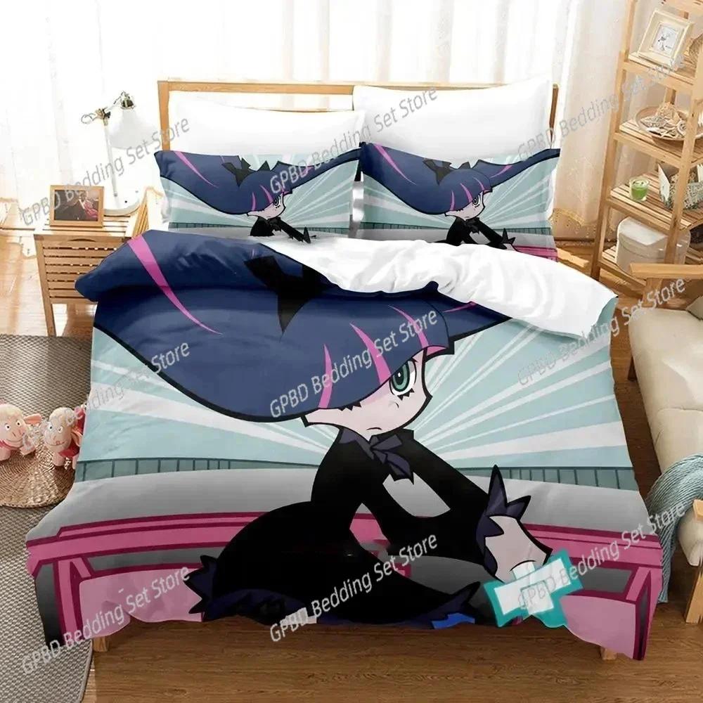 Anime Panty Stocking 3D NEW Duvet Cover Pillowcase Bedding Set Adult Boy Girl Bedroom Decoration Children Single Double Large