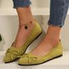 New Type of Women's Knitted Flat Shoes with A Shallow Mouth and Flying Woven Shoes