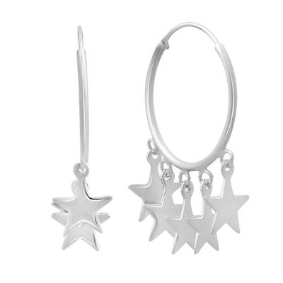 Silver Earrings Without Stones (2134435)
