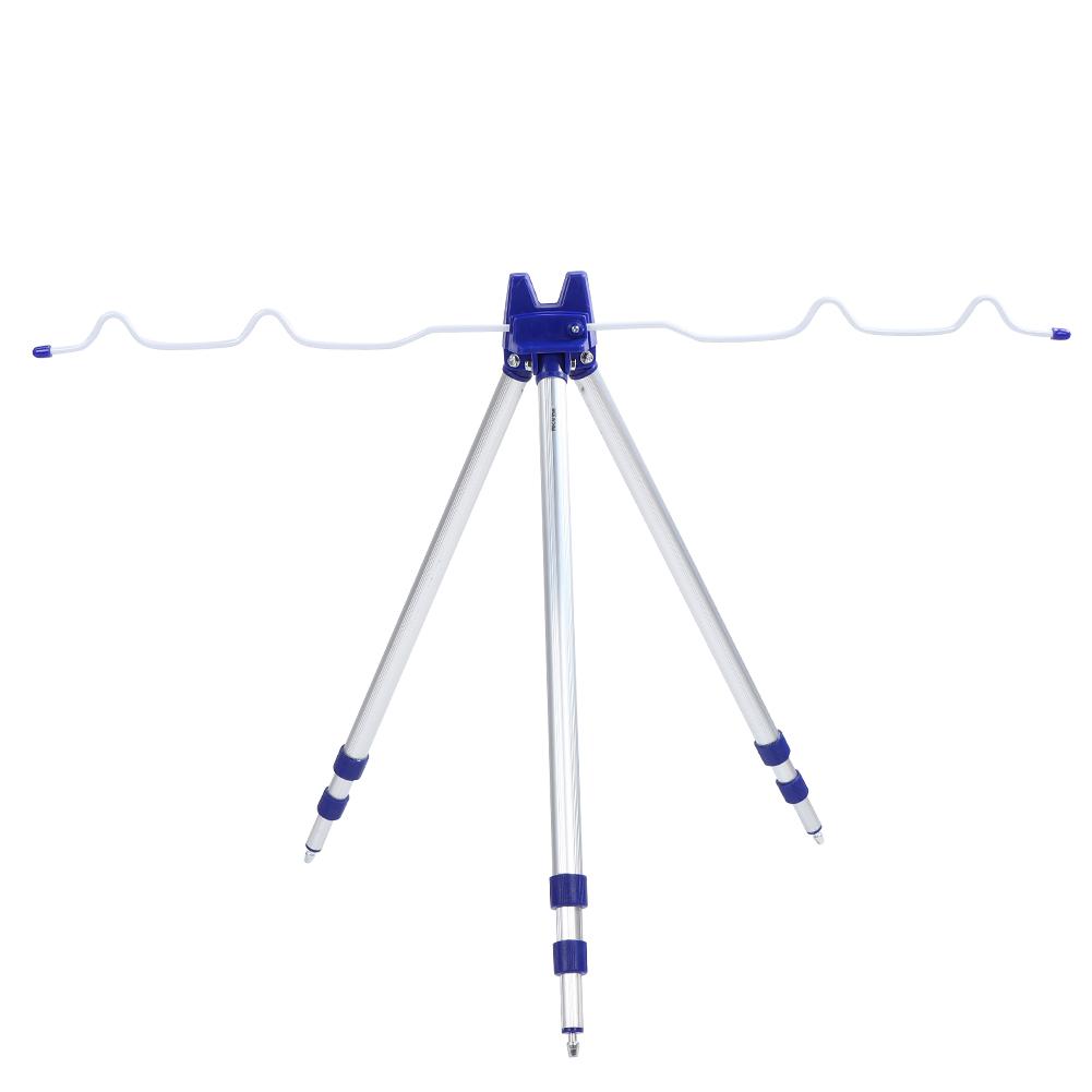 

Aluminium Alloy Adjustable Telescopic Fishing Rod Stand Bracket Tripod Holder Support 5 Pole 1.2m
