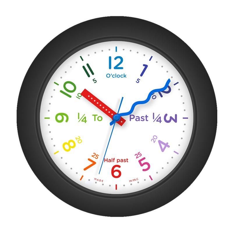 Bedroom Mute Clock Plastic Yellow Modern Wall Clock Creative Gift Children's Cute Living Room Home Decoration Desk Clock