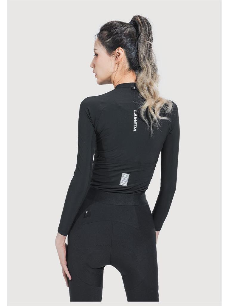 Lampada 2024 Women's Eco-Friendly Cycling Jersey - Breathable, Cool-Feel Raglan Long Sleeve Top