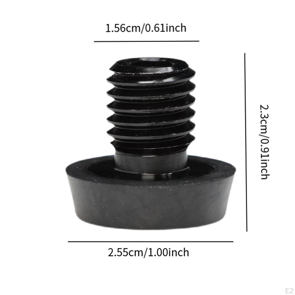 Billiard Bottom Plug Cue Rubber Bumper for Playing Club Pool Table