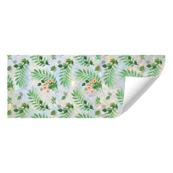 Window Decals Plant Vine Design Double-Sided Visibility Electrostatic Adsorption Glass Sticker Home Shop Decoration