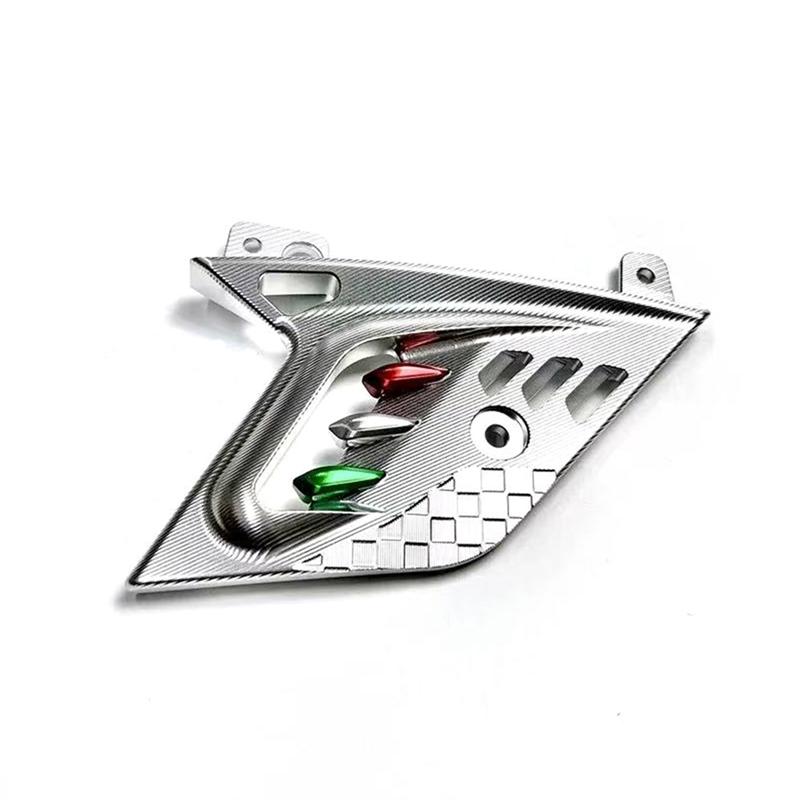 

A51K-For Vespa GTS300 Motorcycle Wheel Rocker Protector Shock Absorber Side Cover For GTS300 Motorcycle Accessories Silver срібний