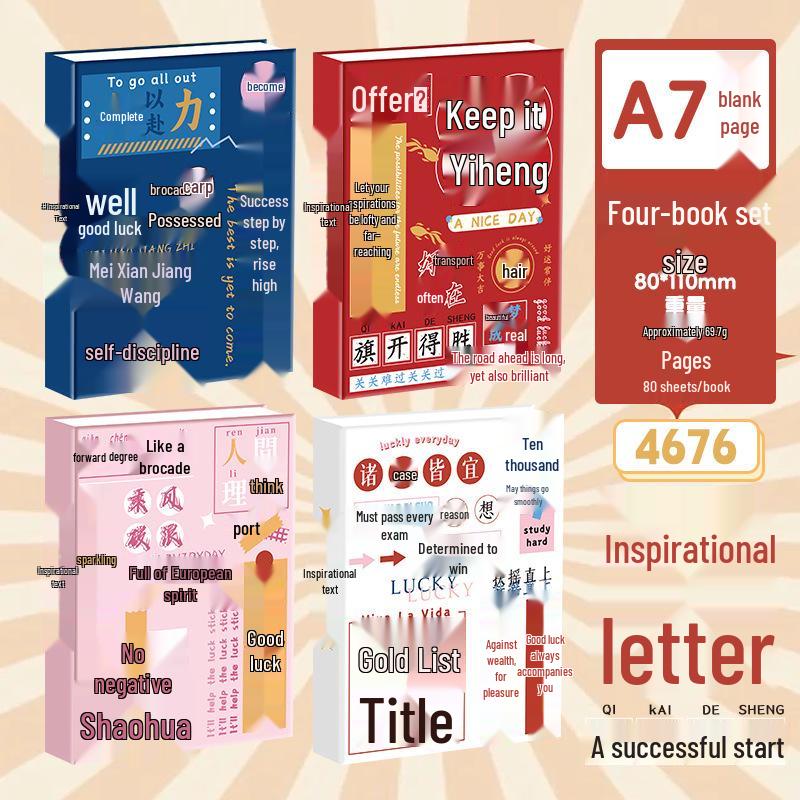 A7 Cute Cartoon Hardcover Pocket Notebook - Portable, High-Value, Girly Student Mini Notebook