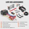 Electric Winch Truck 13,500 lb Steel Cable IP65 Waterproof Remote Control