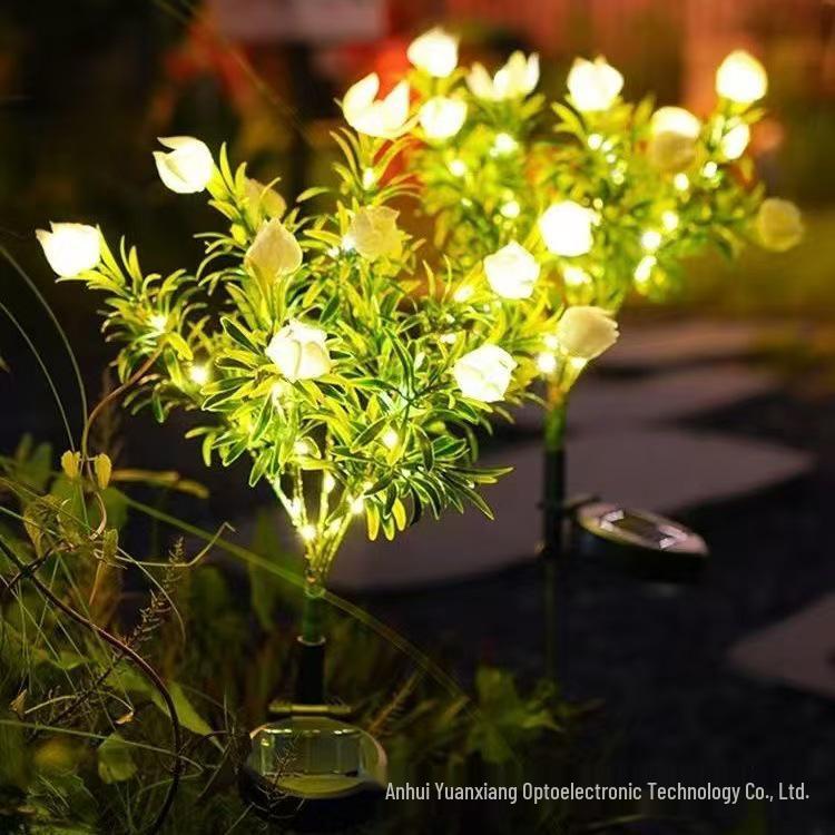 Gardenia Solar Outdoor Decorative Lights for Lawn and Balcony
