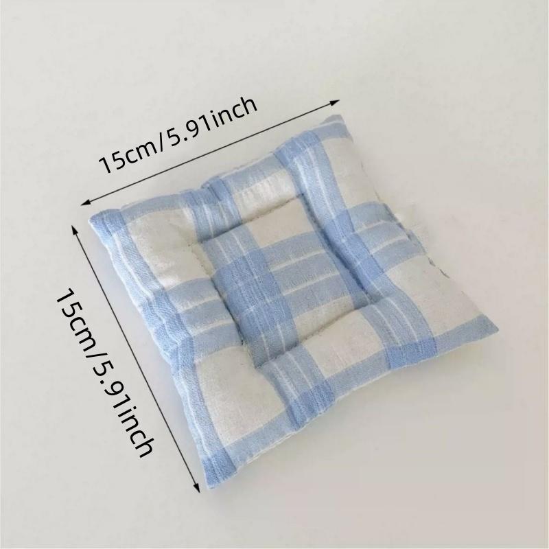 1PC Table Mat Placemat Dining Table Kitchen Heat Resistant Cup Mat Homemade Cotton Cup Mat Fabric Photography Props 15x15cm