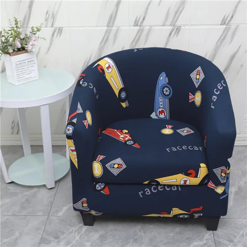 Stretch Single Sofa Slipcover Sofa Couch Cover Armchairs Chair Covers for Bar Counter with Seat Covers Funda De Sofá Individual