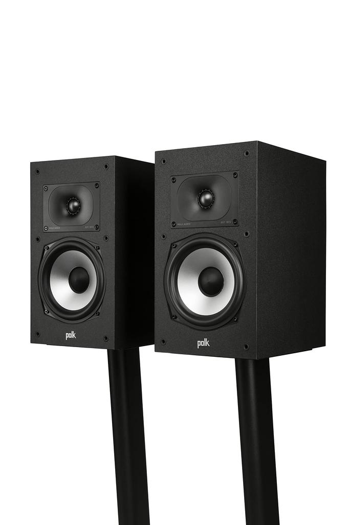 POLK AUDIO Monitor XT Series Bookshelf Speaker Matte Black MXT20 Set of (1 2)