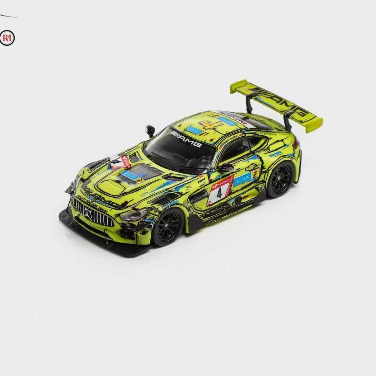 RhinoModel RM 1:64 Mercedes-Benz AMG GTS Nürburgring DTM Race Painted Alloy Car Model жёлтый